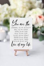 Police Quote You Are The Love Of My Life Print Wedding Etsy The Office Wedding Police Engagement Photos Police Wedding