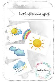 Verhaltensampel Sonnenschein Regenbogen Wolken Unterrichtsmaterial In Den Fachern Daz Daf Fachubergreifendes Sachunterricht Lehramt Grundschule Kindergartenbeginn Sachunterricht Grundschule