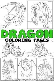 dragon coloring pages 30 printable sheets easy peasy and fun