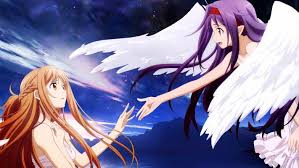 Maybe you would like to learn more about one of these? Konno Yuuki Purple Hair Pointy Ears Sword Yuuki Sao Png 1366x768 Wallpaper Teahub Io