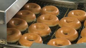 This is actually an annual krispy kreme event, in honor of the date: Krispy Kreme Abc30 Fresno