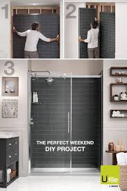 Do Utile Yourself In Fact It S The Perfect Weekend Project To Tackle With A Friend With No Need For Shower Remodel Diy Guest Bathroom Remodel Small Remodel