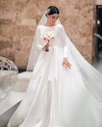 Elegant Wedding Dress Long Sleeve Wedding Dress Simple Satin Wedding Dresses Sold By Kprom On Long Wedding Dresses Elegant Wedding Dress Wedding Dresses Simple