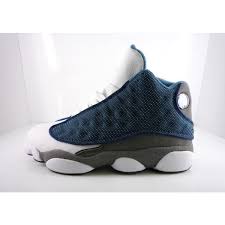 Black And Blue 13s Release Date Air Jordan 13s Flints White French Blue Gray Best Seller Air Via Polyvore With Images Air Jordans Air Jordan 13s
