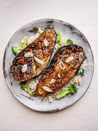 Miso Glazed Aubergine Six Hungry Feet Recipes Recipe Vegetable Recipes Tasty Dishes Aubergine Recipe