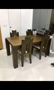Bianca round gl dining table with four chairs by signature. Dining Table With Four Chairs Furniture Tables Chairs On Carousell