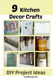 You are the queen of rainy day activities and can. 9 Cool Kitchen Decor Craft Ideas Home And Garden