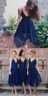 New Arrival Royal Blue Lace Deep V Neck Bridesmaid Dresses From Dressydances Asymmetrical Bridesmaid Dress Short Bridesmaid Dresses Wedding Bridesmaid Dresses