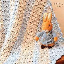 Baby Boy Blue Blanket Cute Cozy Crochet