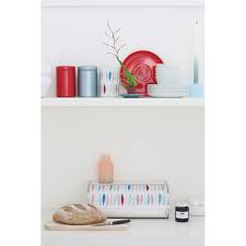 Brabantia bread bins are perfect for storing bread, rolls, and other baked goods. Brabantia Bread Bin Roll Top Pauline Colour Luxury Life Kuwait