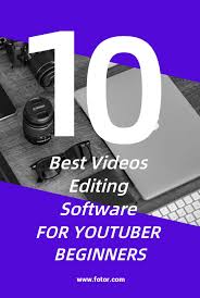 There are different kinds of video editors that are available on the market and anyone can buy or install video editing software. 10 Best Video Editing Softwares For Youtube Beginners Fotor S Blog