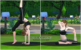 Yoga Pose Set Really Basic Easy One Lol Request So Yoga Pose Set Is Here I Was Not Tend To Made Those Hard One Well The Sims 4 Packs