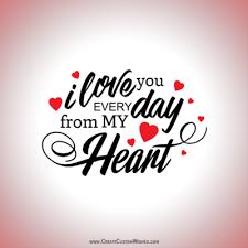 Imagine how many people you need to send gifts to during the love month! Free I Love You Greeting Cards Maker Online Create Custom Wishes