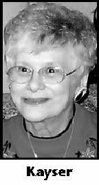 ROSE KAYSER Obituary (2009)