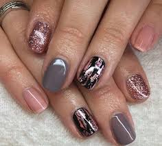 Lecente Foil And Glitter Shellac Nail Designs Shiny Nails Designs Foil Nail Designs