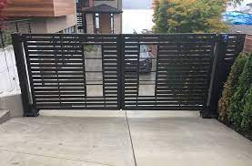 Find out the cost of installing driveway gates, the agricultural gate (field gate). Sloped Gate Sloped Driveway Entrance Gates Driveway Gate