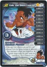 The first season set of dragon ball gt contains the first 34 episodes of the series on five discs, and was released alongside mvm films' release of is this a zombie? Game Card Uub The Quick Learner Dragon Ball Z Ccg 11 Kid Buu Saga Col Dbz Ccg Kbs 087