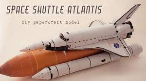 Diy Space Shuttle Atlantis Papercraft Model (Step By Step Tutorial) -  Youtube