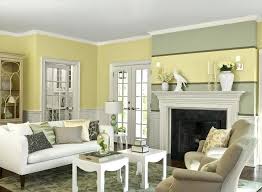 Are Two Tone Walls Making A Comeback Here Are 20 Examples Yellow Living Room Living Room Color Room Wall Colors