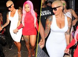 Blac Chyna Amber Rose Photos Amber Rose Et Blac Chyna Perruque Et Decolletes Elles S Eclatent A Los Angeles Amber Rose Black Chyna Girly Girl