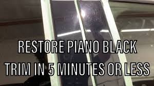 Unfollow black trim to stop getting updates on your ebay feed. Restoring Piano Black Trim In 5 Minutes Fixing Gloss Black Trim On Car Youtube