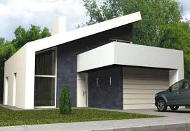 Terraza con madera en techo y baño completo. Fachadas De Casas De Dos Pisos De 6 Metros De Frente Planos De Casas