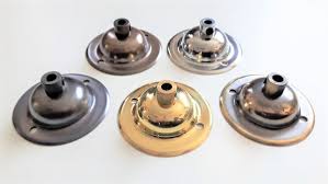 Solid brass ceiling rose cord grip plate hanging suspension fixing plate 5  finishes
