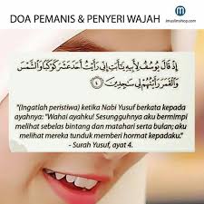 Doa Pemanis Dan Penyeri Wajah Kekuatan Doa Kutipan Agama Doa