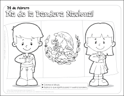 En el perú, cada 7 de junio se conmemora al escolares felices en homenaje a símbolo patrio en el que participaron personalidades como pablo de la flor, director de la autoridad nacional para la. Te Cuento Un Cuento 24 De Febrero Para Colorear Dia De La Bandera Nacional Dia De La Bandera Bandera Para Colorear Bandera Dibujo