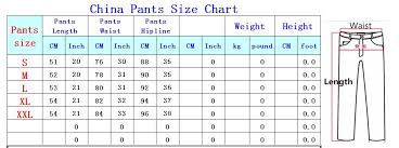 prototypical chinese size chart for clothing asian clothing