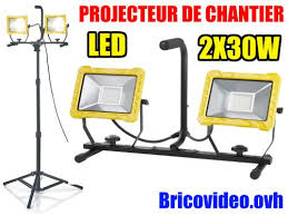 Projecteur De Chantier Led Powerfix Lidl 2 X 30 W Blablalidl Com Avis Produit Lidl Parkside Powerfix Florabest Silvercrest Livarno