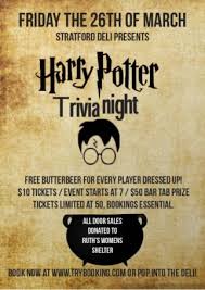 Is there such a thing as loving harry potter too much? Harry Potter Trivia Sold Out Entertainment Cairns