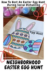 How To Host A Neighborhood Easter Egg Hunt While Social Distancing Easter Egg Hunt Egg Hunt Easter Eggs