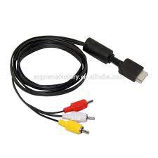 What cable connects ps2 to tv? For Sony Playstation 1 2 3 Ps Ps2 Ps3 Av Cable Cord Audio Video Replacement Buy For Ps1 Ps2 Av Cable For Ps3 Av Cable For Ps1 Ps2 Ps3 Av Cable Product On