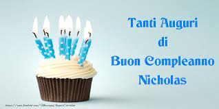 Tanti Auguri Nicholas Cartoline Di Compleanno Per Nicholas Messaggiauguricartoline Com