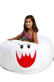This Cozy Boo Bean Bag Will Transport You To Those Nintendo Playing Days In No Time Chair Ikea Chair Modern Dining Chairs