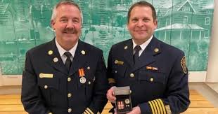 Firefighters recognized for years of service