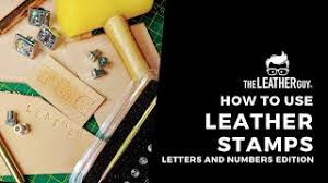 Craftaid reusable leather templates are the easiest way to transfer leather craft patterns onto tooling leather. Beginners Leather Stamping And Carving The Leather Guy