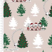 Maybe you would like to learn more about one of these? Snoopy S Christmas Fun Fabric Happy Christmas Natural