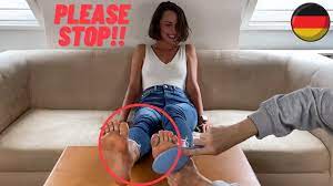 Feet Tickling for German Influencer Girl Eva! - YouTube