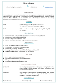 Check spelling or type a new query. Resume Cv Sample For Fresh Graduate Jobsdb Hong Kong