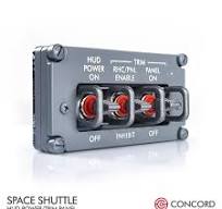 SPACE SHUTTLE FLIGHTDECK PANEL - HUD POWER / TRIM – Concord ...