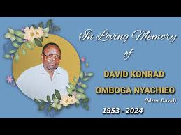 Celebrating The Life Of David Konrad Omboga Nyachieo
