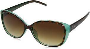 6pm score deals on fashion brands Jessica Simpson Women S J5012 Anbl Non Polarized Iridium Cateye Sunglasses Blue 68 Mm Amazon De Bekleidung