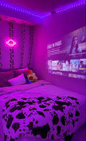 Aesthetic Room Transformation In 2021 Neon Room Neon Bedroom Room Inspiration Bedroom