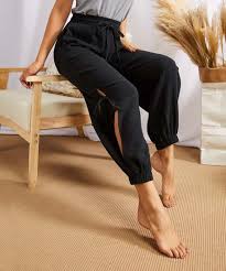 Simple by Suzanne Betro Black Side-Tie Harem Pants - Women & Plus | Best  Price and Reviews | Zulily