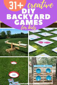 31 Creative Diy Backyard Games For Kids This Summer Backyard Games Kids Backyard Games Kids Backyard Fun