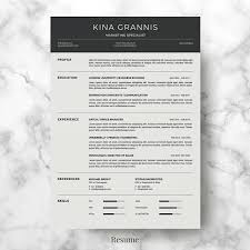 To download a word cv template, it couldn't be easier: 15 Clean Minimalist Resume Templates Sleek Design