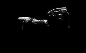 Black And White Computer Wallpaper Camera S Side Of Photo Camera Wallpaper Black Background Wallpaper Dark Wallpaper