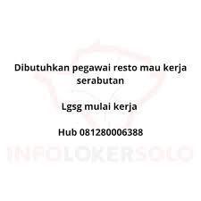 We did not find results for: Lowongan Kerja Pegawai Resto Serabutan Di Solo Info Loker Solo